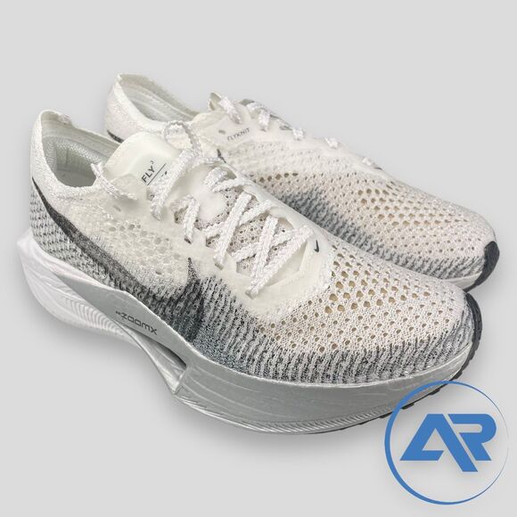 Nike ZoomX Vaporfly Next% 3 Womens Size 6.5 White Grey Silver DV4130-100 Running - Picture 1 of 7